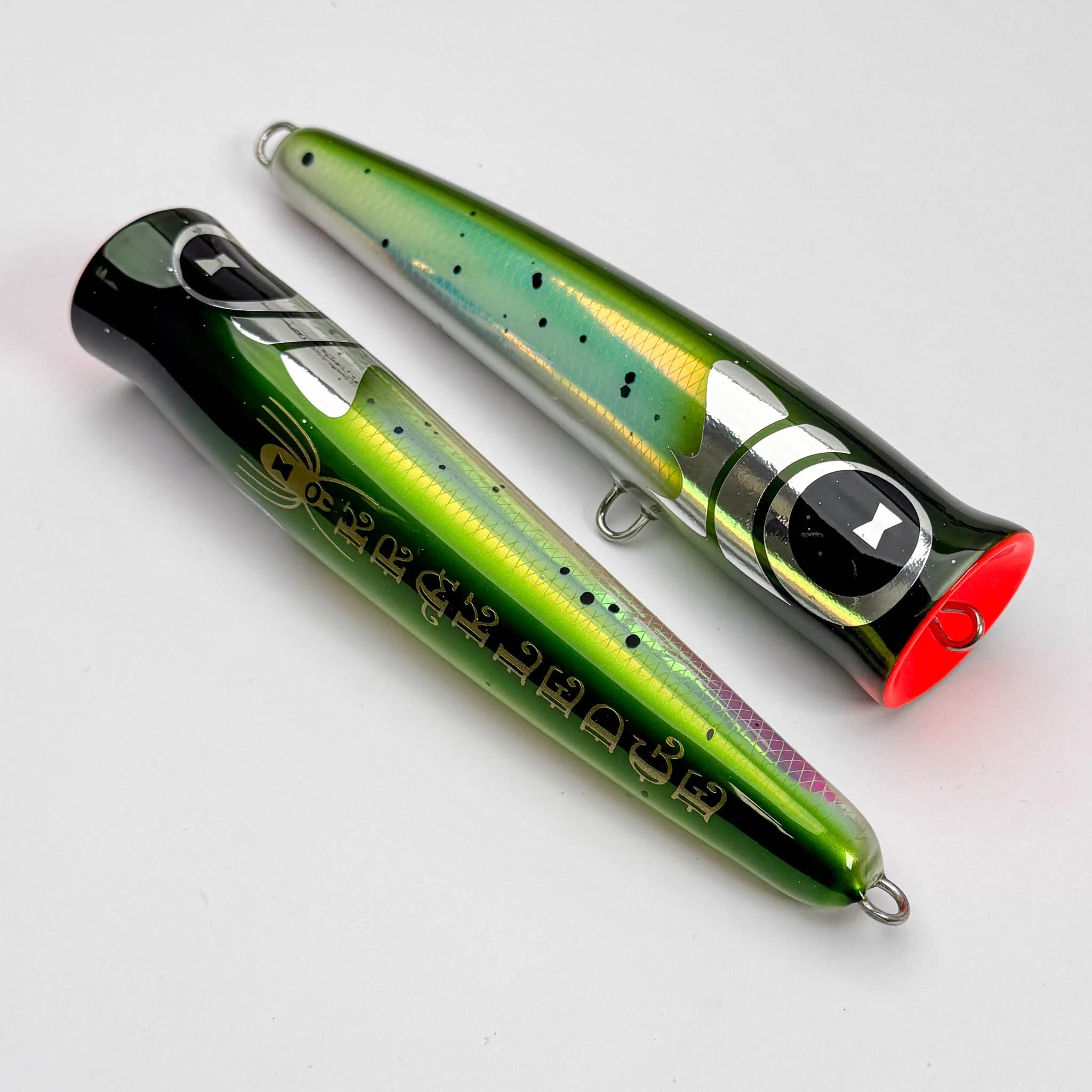 Black Ledge Flare Popper — Black Ledge Lures floating popper product photograph